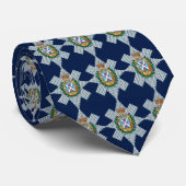 De zwarte horloge stropdas (Opgerold)