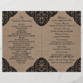 De zwarte kant van het Collectie van de Rustic Bur (Achterkant)