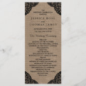 De zwarte kant van het Collectie van de Rustic Bur Programma (Voorkant)