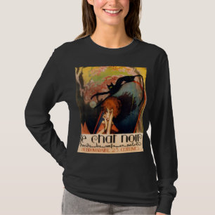 De zwarte kat 1922 speelposter henri desbarbieux t-shirt
