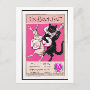 De Zwarte Kat Briefkaart