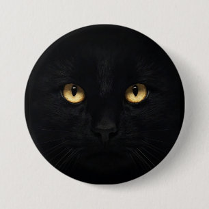 De zwarte kat Button