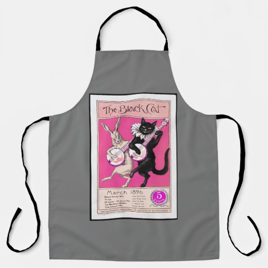 De zwarte kat schort (Voorkant)