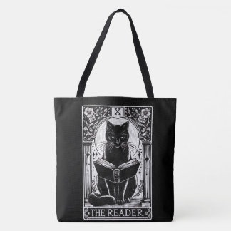 De zwarte kat tarot Kaart Draagtas