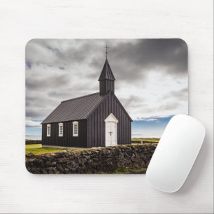 De Zwarte Kerk van Budir, IJsland Muismat