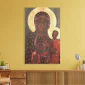 De zwarte Madonna van Jasna Gora Canvas Afdruk (Insitu (Woonkamer))