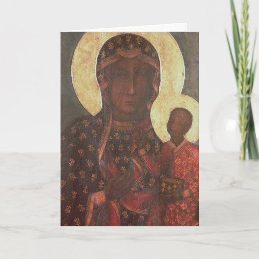 De zwarte Madonna van Jasna Gora Kaart (Voorkant)