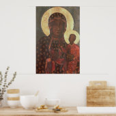 De zwarte Madonna van Jasna Gora Poster (Keuken)