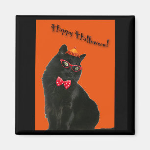 De zwarte Magneet van Halloween van de Kat