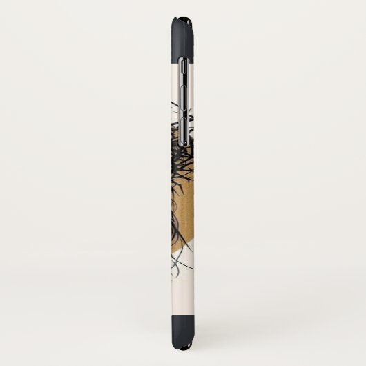 De zwarte non Case-Mate iPhone case (Achterkant/links)