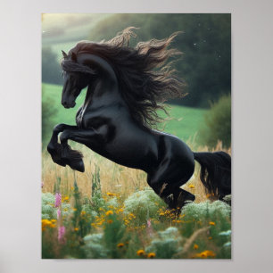 De Zwarte Paard Muurposter Poster