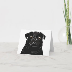 De zwarte Pug Kaart van de Nota