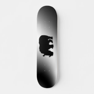 De zwarte Raad van het Schaats van de Rinoceros Skateboard