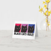 De zwarte REGEL van Katten! Lege Kaart (Gele Bloem)