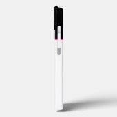 De zwarte roze visachtige tekstnaam Case-Mate iPhone case (Achterkant / Links)