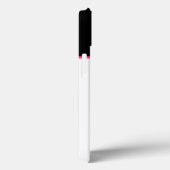 De zwarte roze visachtige tekstnaam Case-Mate iPhone case (Achterkant / Rechts)