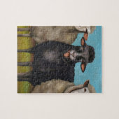 De zwarte schapen legpuzzel (Horizontaal)