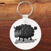 De zwarte schapen sleutelhanger (Voorkant)