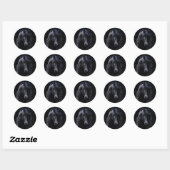 De zwarte Stickers (Vel)