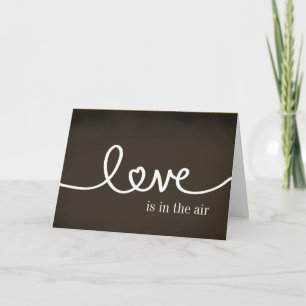 De zwarte Valentijnse Kaart van de Liefde van het