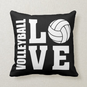 De Zwarte van de Liefde van het volleyball Kussen