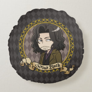 De Zwarte van Sirius van Anime Rond Kussen