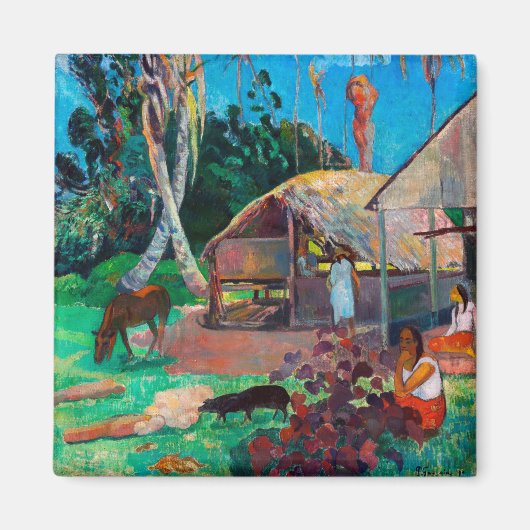 De zwarte varkens, Gauguin Magneet (Voorkant)