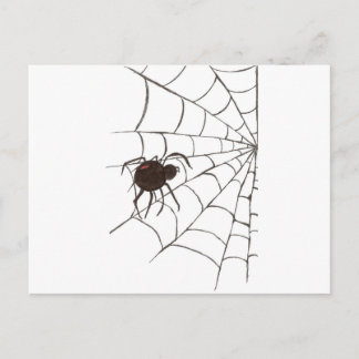 De zwarte weduwe briefkaart