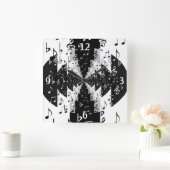 De zwarte & Witte Klok van de Muur van de (Huis)