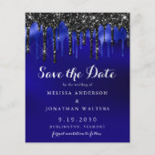 De zwarte zwarte Glitter van de begroting drijft s (Voorkant)