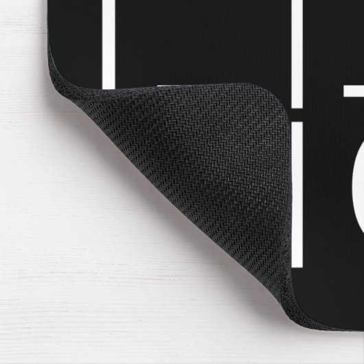 De zweefvliegtuig: Een universele hacker Emblem Mo Muismat (Hoek)