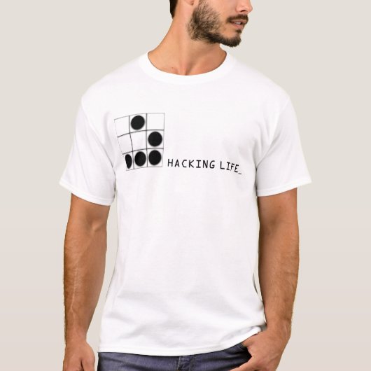 De zweefvliegtuig: Een universele hacker Emblem T- T-shirt (Voorkant)