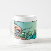 De zwembril van de moeras koffiemok (Voorkant links)