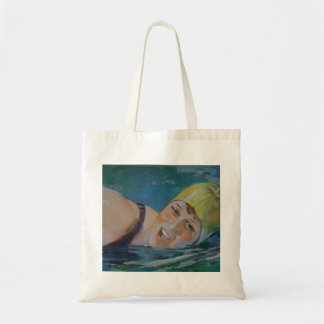 De zwemmer tote bag