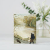 De zwerfschapen briefkaart (Staand voorkant)