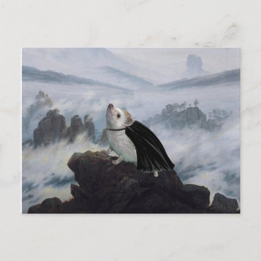 De zwerver boven een Zee van Hog Briefkaart (Voorkant)