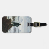 De zwerver boven het Zee Fog, 1818 Bagagelabel (Voorkant horizontaal)