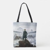 De zwerver boven het Zee Fog, 1818 Draagtas (Achterkant)