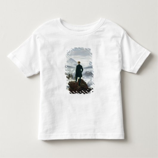 De zwerver boven het Zee Fog, 1818 Kinder Shirts (Voorkant)