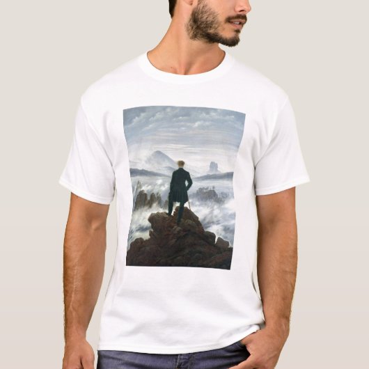 De zwerver boven het Zee Fog, 1818 T-shirt (Voorkant)