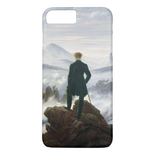 De zwerver boven het Zee Fog Case-Mate iPhone Case (Achterkant)