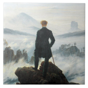 De zwerver boven het Zee Fog, Friedrich Tegeltje
