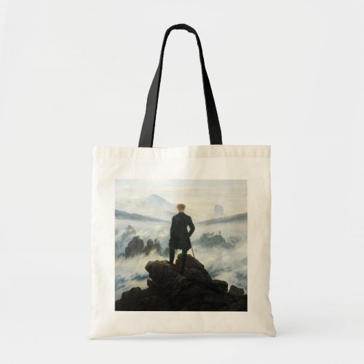 De zwerver boven het Zee Fog, Friedrich Tote Bag (Voorkant)