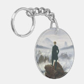 De zwerver boven het Zee Fog Sleutelhanger (Voorkant Links)