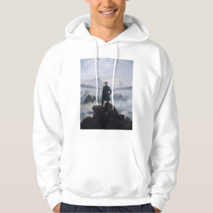 De zwerver boven het zee mist hoodie