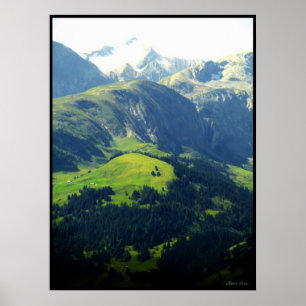 De Zwitserse Alpen Poster