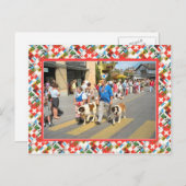 De Zwitserse Parade van de Dag van de Natie, Briefkaart (Voorkant / Achterkant)