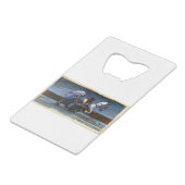 DEA23 Baseball 2.tif Kredietkaart Flessenopener (Voorkant Gekanteld)