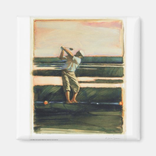 DEA24 Golfer.tif Magneet (Voorkant)