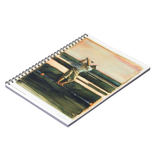 DEA24 Golfer.tif Notitieboek (Linkerzijde)